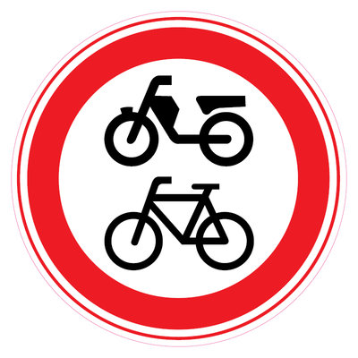 Ds1000453 gesloten voor fietsen en gehandicaptenvoertuigen foto