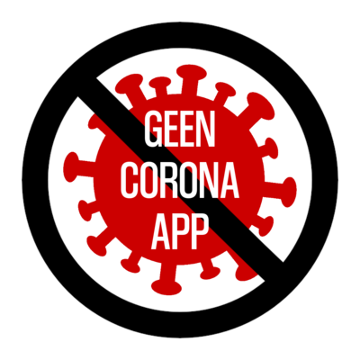 Geen corona app logo
