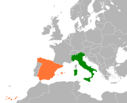 Italy spain locator