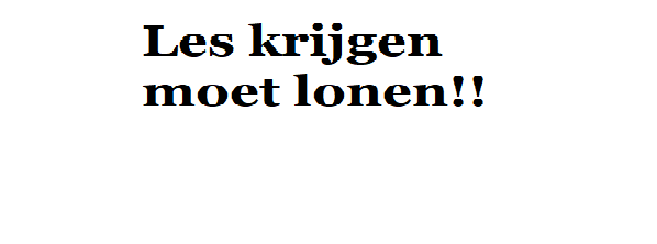 Les moet lonen