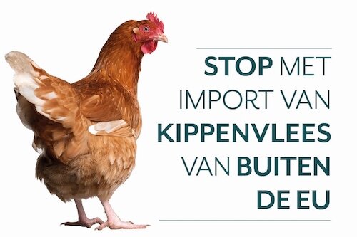 Petitie   stop goedkope import kip