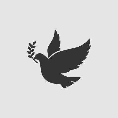 Vector simple isolated peace icon 600nw 2421442087