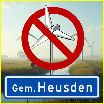 Geen windmolens