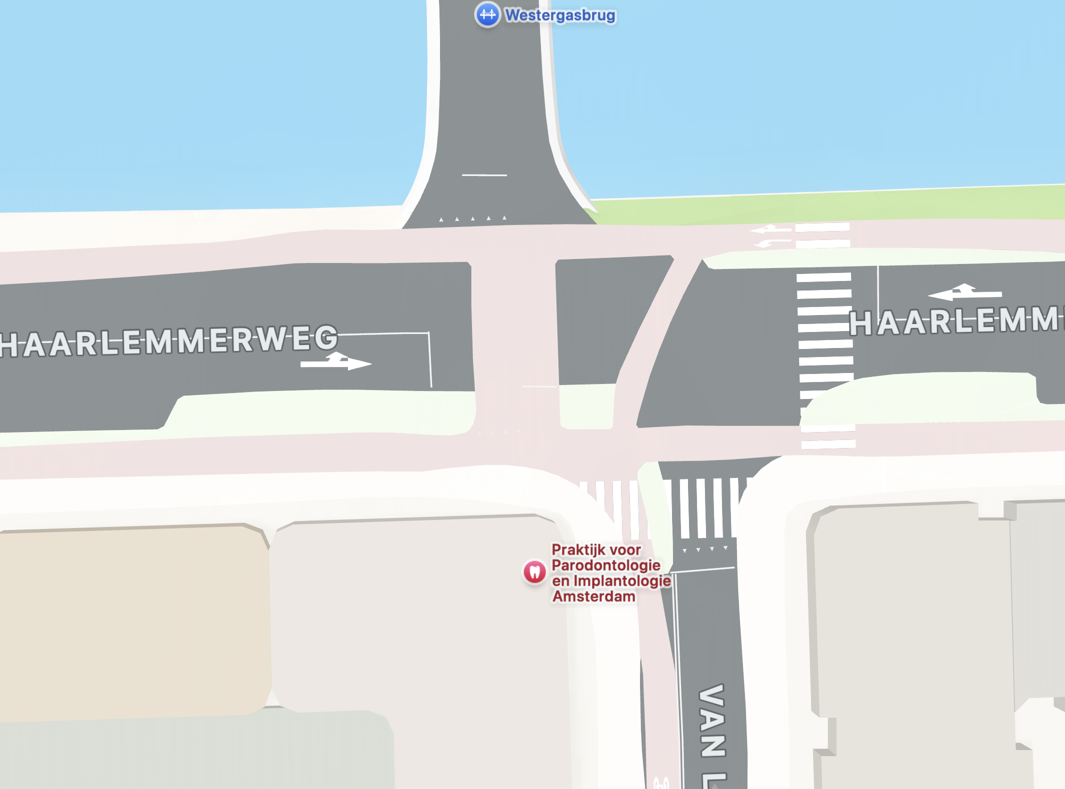 huidige situatie Haarlemmerweg