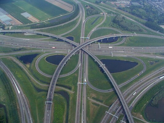 Ridderkerk interchange  cc by sa3.0 mawijk