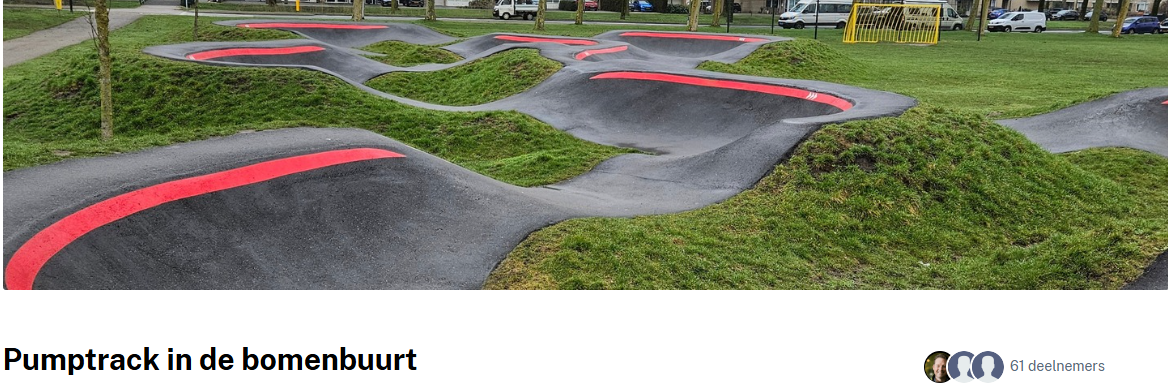 Pumptrackbaan bomenwijk