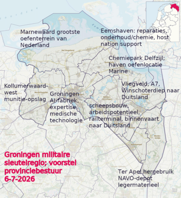 Groningen militaire sleutelregio