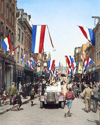 Nederladse vlag woii