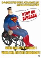 Superman wheelchai petitie klein