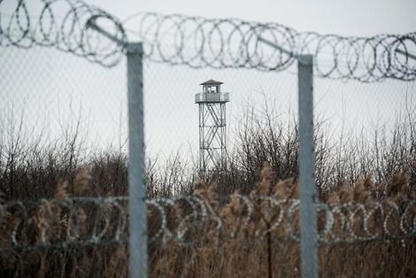 The hungarian serbian border as eu faces ongoing refugee crisis