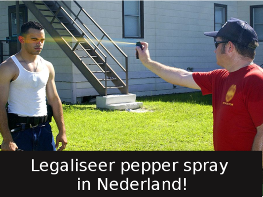 Legaliseer pepper spray